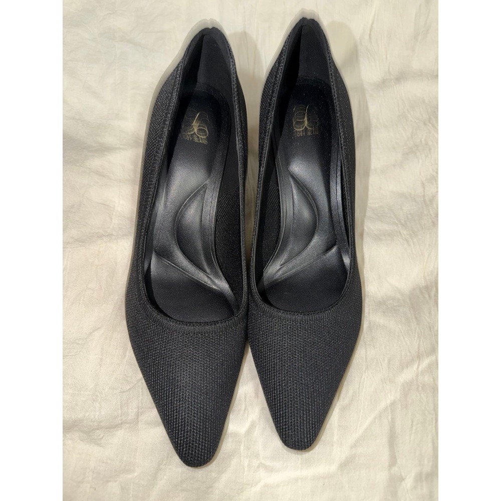 Cosy Island black SerenTouch Pointed Toe Heeled Pump like new size 8.5 women's